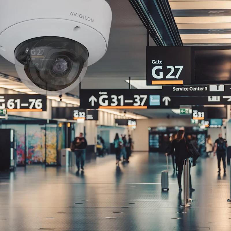 Soluções Avigilon para aeroportos