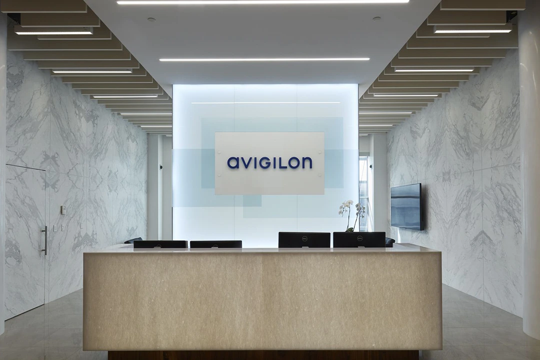 Receção da Avigilon