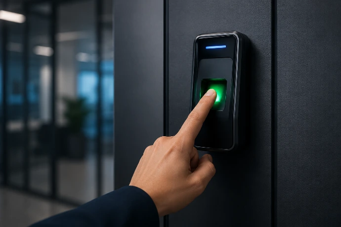 Sistema biométrico de controlo de acessos