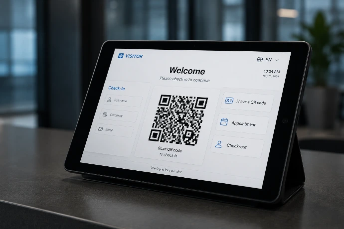 Plataforma digital de gestão de visitantes