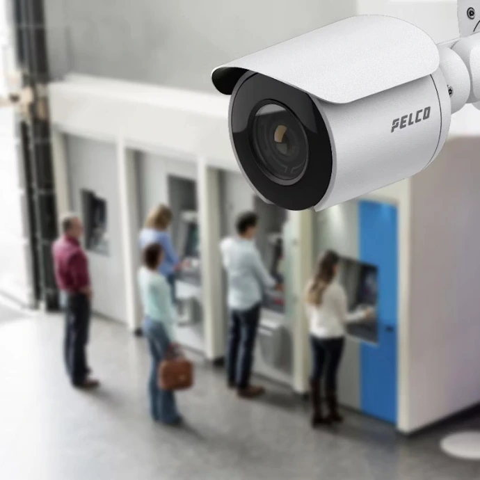 Área de atendimento e equipamentos de uma instituição bancária