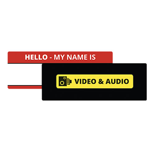 [VT-100-ID-CUS-250] 250 Custom front panel ID-card for the VT100 camera