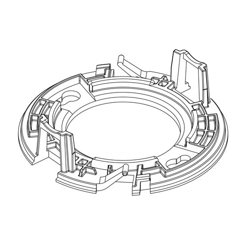 [H4M-MT-DSPL] Package of 5 Video plates for H4M dome cameras