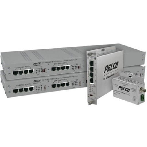 [EC-3008ULPOE-R] EthernetConnect Local Four Port Extender Coax withTrue PoE to 30 Watts Wall Mount