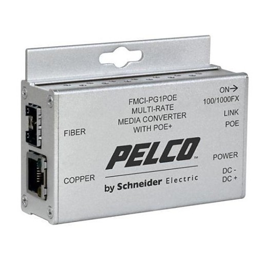 [FMCI-PF1POE] 100Mbps Media Converter; Power Over Ethernet