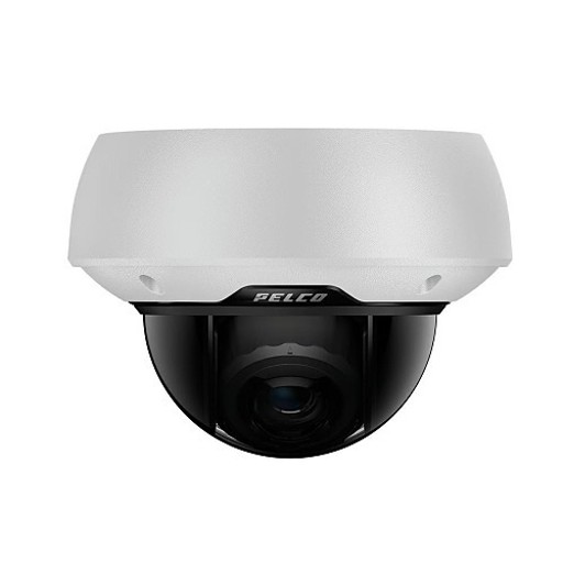 [SRXE4-2V12-IMD-1] Sarix Enhanced Outdoor Dome 3MP 8-20mm lens IR Clear Bubble Surface Mount True WDR Advanced Analytics