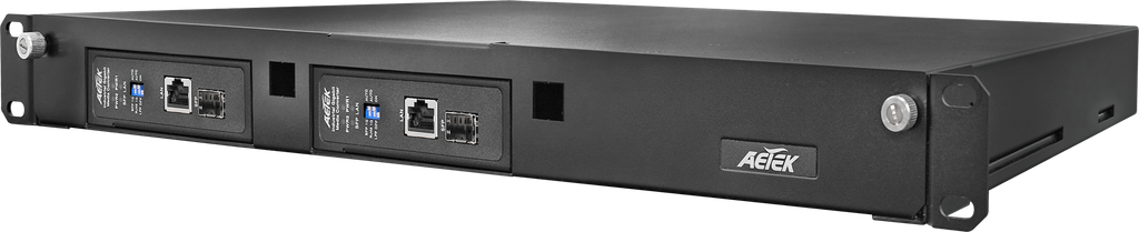 1-CH EPoH RX Base
2x input GbE RJ45 port + 2x output Hybrid Fiber-Copper port
Include 57VDC/750W power
Include 1.25G Single mode , LC connect, 10KM SFP Module