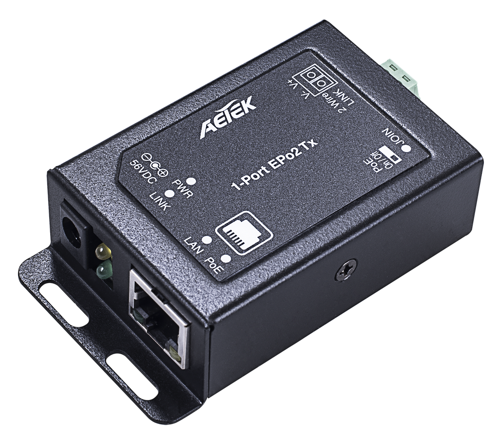 [2E11-110-RX-A] 2E11-110 PoE EPo2 Receiver (RX)
Supporting 30W/60W/90W PoE Input