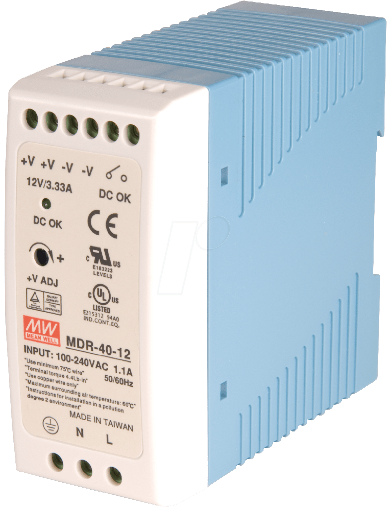 [MDR-40-48] Din Rail Power Supplies 39.8W 48V 0.83a
Support M30-011-30