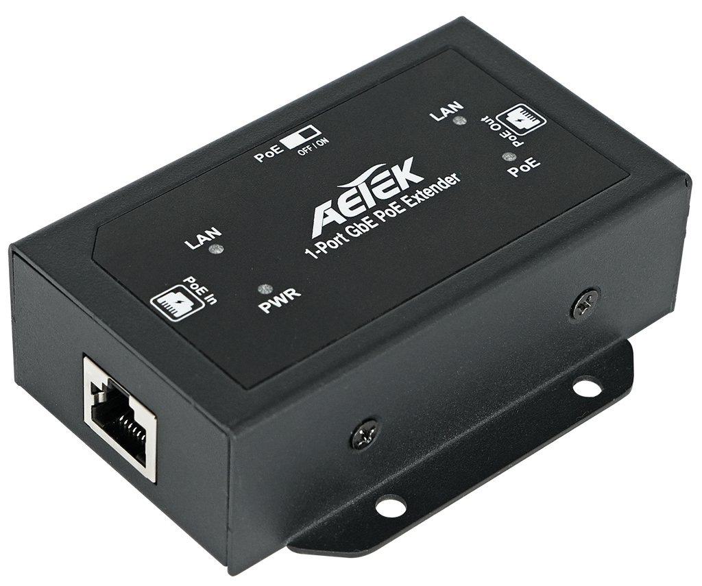 1-Port 802.3bt PoE++ to 2-Port Passive PoE Extender Plus
Voltage Booster
Adjustable DC 24V/54V PoE output
Supported PSEs providing 90W/60W/30W PoE