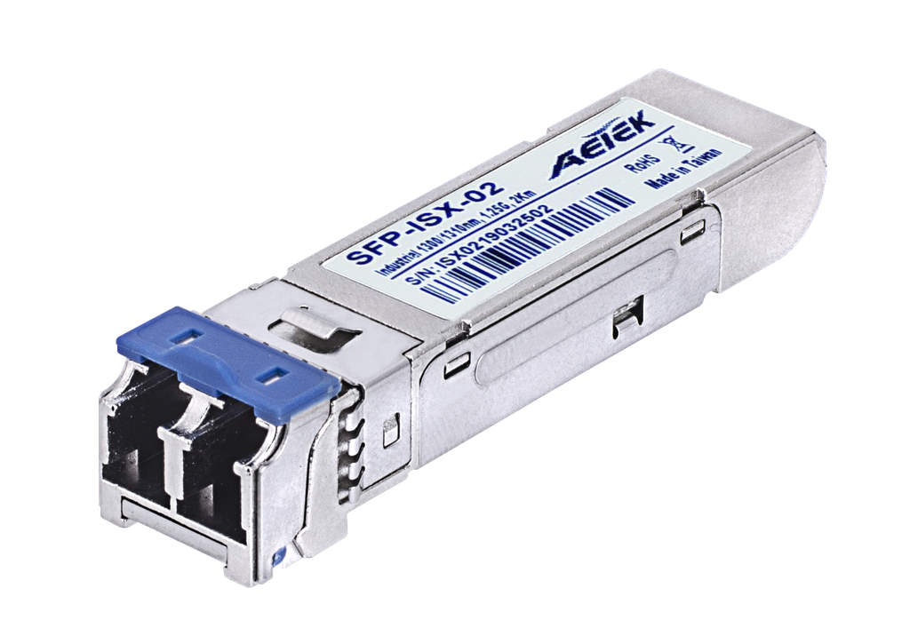 Industrial
1.25G 1000Base-T Copper SFP Transceiver,
SFP Type,Compatible with Std 802.3z & 802.3ab,
Auto-sense MDI/MDI-X, RJ45 Type, up to 100m,
DC 3.3V